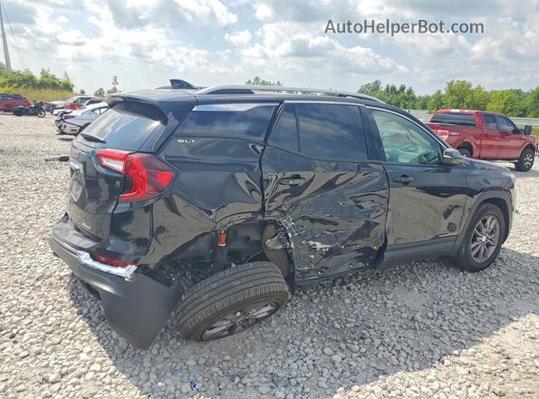 3GKALVEVXNL170376 2022 GMC TERRAIN Black Tył prawy