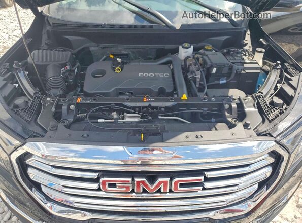 3GKALVEVXNL170376 2022 GMC TERRAIN Black Widok komory silnika