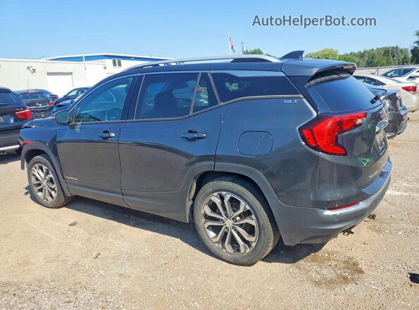 3GKALVEX2JL234115 2018 GMC TERRAIN Gray Trasero izquierdo