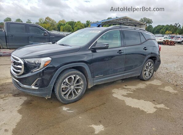 3GKALVEX2JL306687 2018 GMC TERRAIN Black Trasero izquierdo