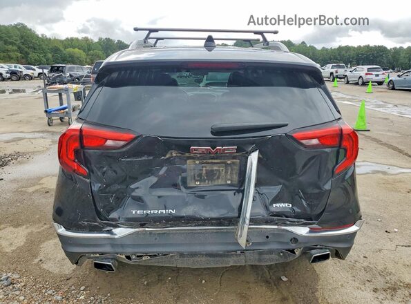3GKALVEX2JL306687 2018 GMC TERRAIN Black Vista del compartimento del motor