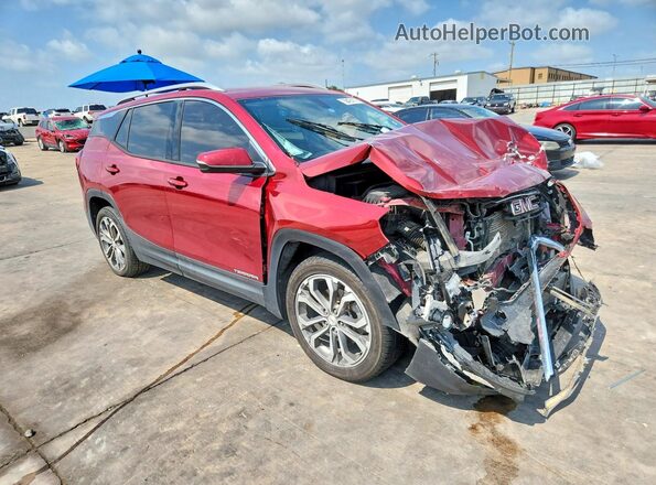3GKALVEX2JL353668 2018 GMC TERRAIN Burgundy წინა მარჯვენა