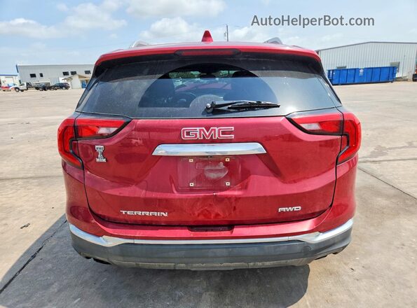 3GKALVEX2JL353668 2018 GMC TERRAIN Burgundy უკანა ხედი