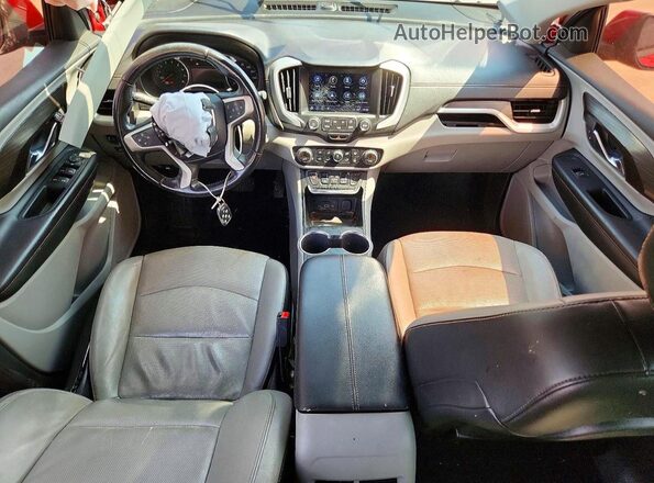 3GKALVEX2JL353668 2018 GMC TERRAIN Burgundy წინა პანელის ხედი