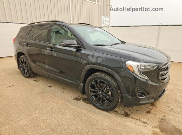 3GKALVEX2KL174970 2019 GMC TERRAIN Черный Передняя правая четверть