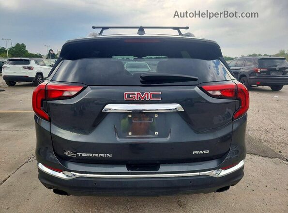 3GKALVEX3JL141197 2018 GMC TERRAIN Black Вид ззаду