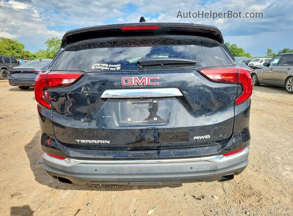 3GKALVEX4JL301684 2018 GMC TERRAIN Black Հետևի տեսք