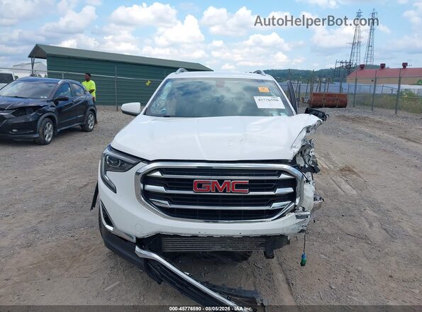 3GKALVEX4KL275301 2019 GMC TERRAIN Белый Вид панели приборов
