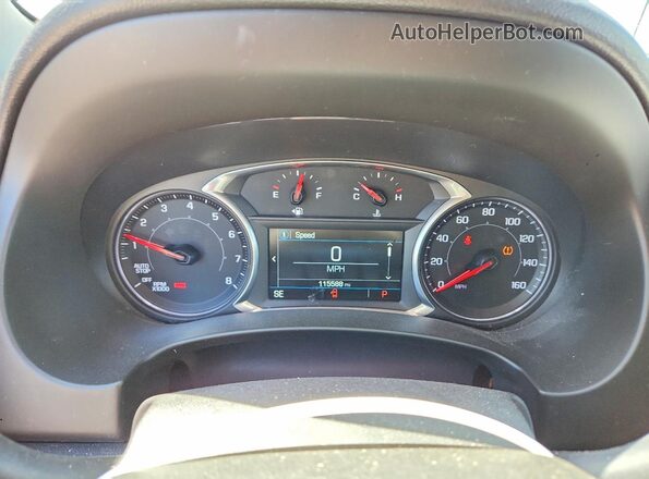 3GKALVEX5JL277931 2018 GMC TERRAIN Silver Սարքավորումների վահանակի տեսք