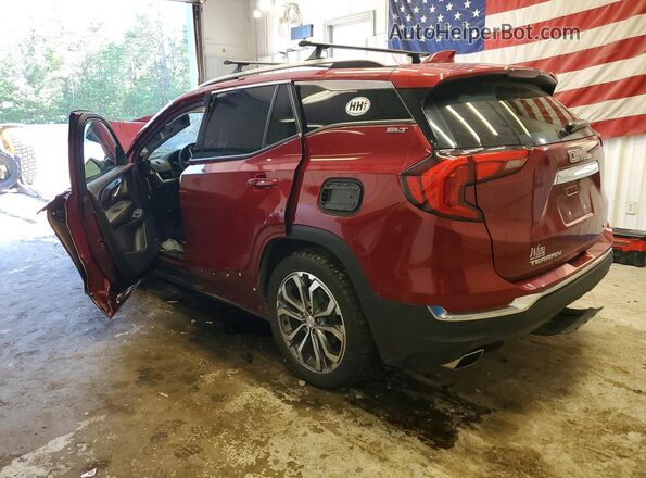 3GKALVEX5JL308188 2018 GMC TERRAIN Красный Задняя левая четверть