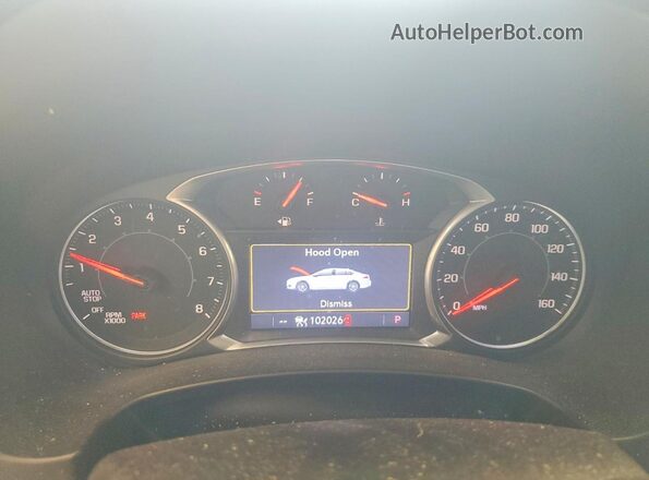 3GKALVEX5LL157453 2020 GMC TERRAIN Белый Вид щитка приборов