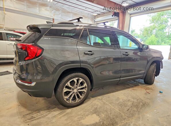 3GKALVEX8JL215553 2018 GMC TERRAIN Gray Trasero derecho