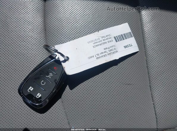 3GKALVEX8KL393271 2019 GMC TERRAIN Gray Dashboard view