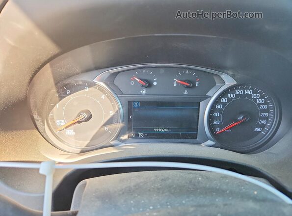 3GKALWEUXJL270193 2018 GMC TERRAIN Silver ხელსაწყოთა პანელის ხედი