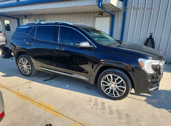 3GKALXEG1PL240556 2023 GMC TERRAIN Черный Передняя правая четверть