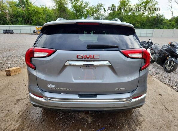 3GKALXEG4RL218702 2024 GMC TERRAIN Silver Rear view