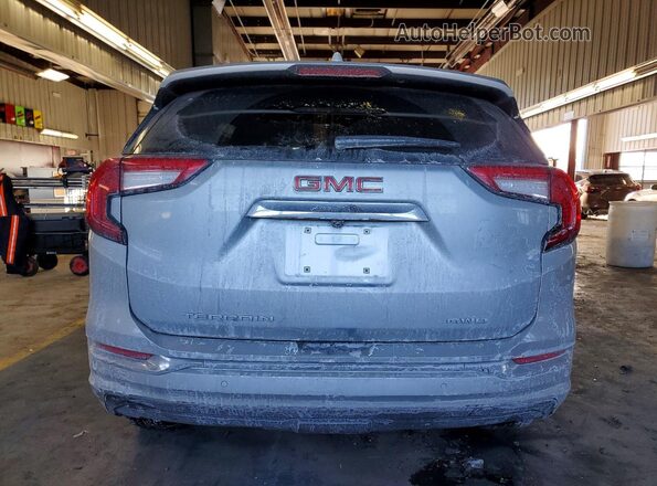 3GKALXEV1NL175901 2022 GMC TERRAIN Silver Հետևի տեսք