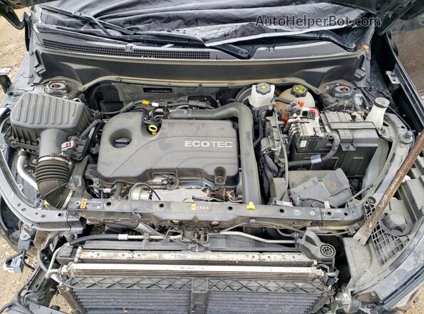 3GKALXEV1NL300783 2022 GMC TERRAIN Black ძრავის განყოფილების ხედი