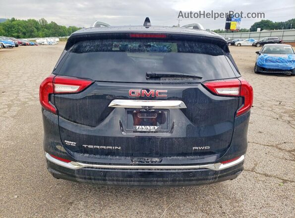 3GKALXEV1NL300783 2022 GMC TERRAIN Black უკანა ხედი