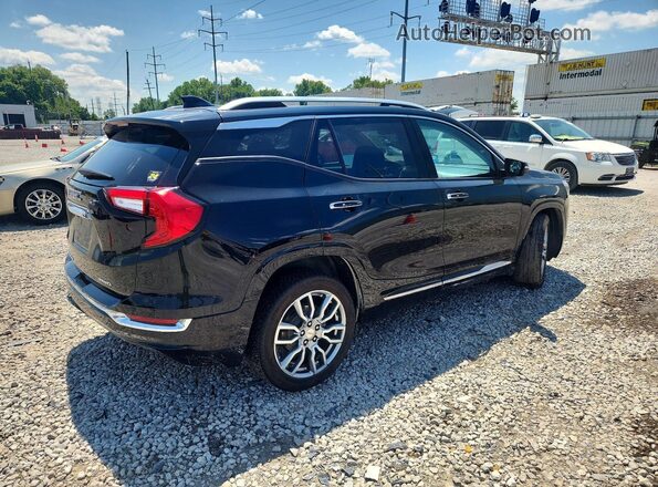3GKALXEV3NL163555 2022 GMC TERRAIN Black Rear right