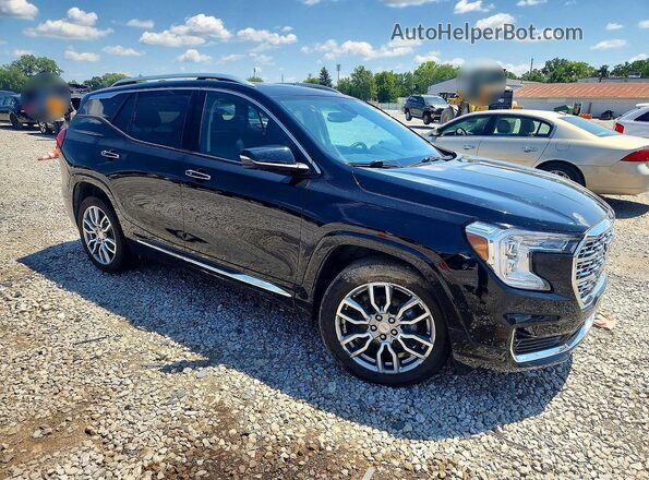3GKALXEV3NL163555 2022 GMC TERRAIN Black Front right
