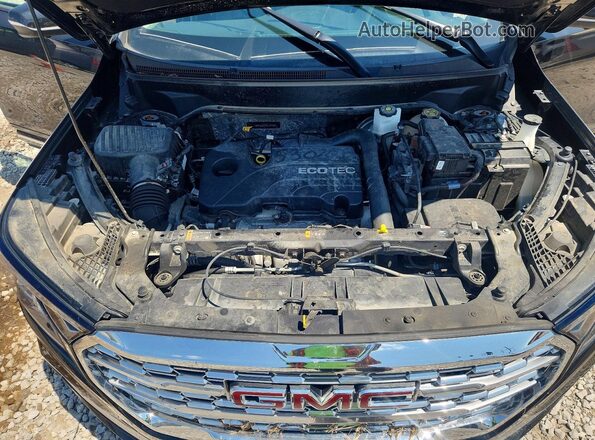 3GKALXEV3NL163555 2022 GMC TERRAIN Black Engine compartment view