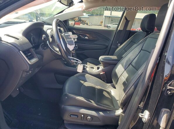 3GKALXEX2KL375019 2019 GMC TERRAIN Черный Вид салона спереди