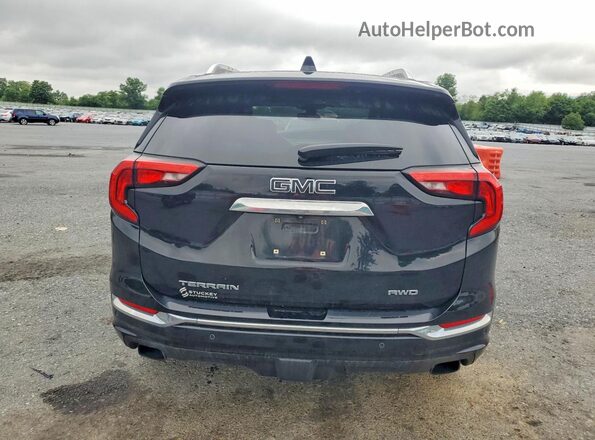 3GKALXEX2KL375019 2019 GMC TERRAIN Черный Вид сзади