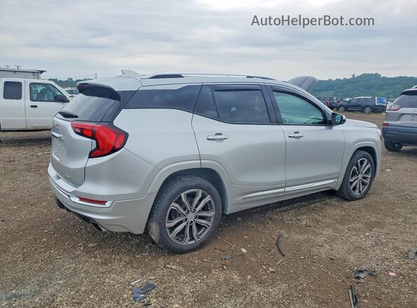 3GKALXEX3JL316866 2018 GMC TERRAIN Silver Tył prawy