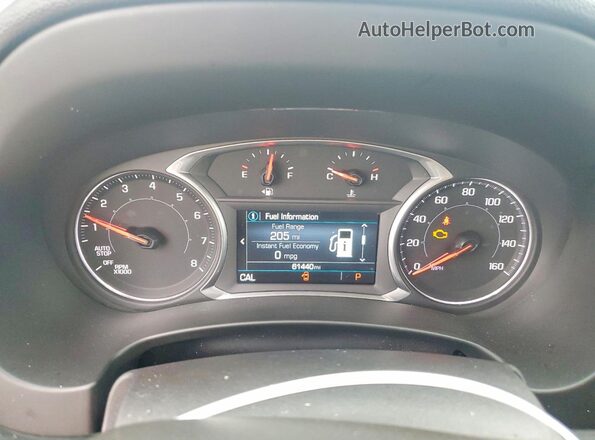 3GKALXEX3JL316866 2018 GMC TERRAIN Silver Widok zestawu wskaźników