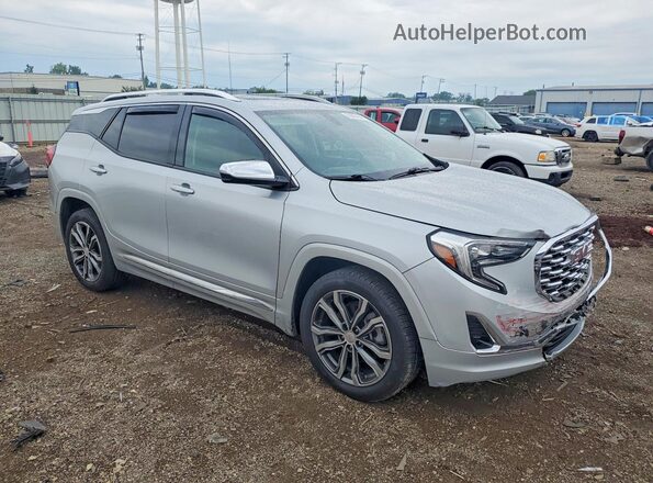 3GKALXEX3JL316866 2018 GMC TERRAIN Silver Przód prawy