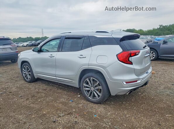 3GKALXEX3JL316866 2018 GMC TERRAIN Silver Tył lewy