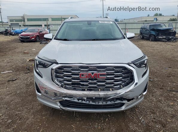3GKALXEX3JL316866 2018 GMC TERRAIN Silver Widok z przodu