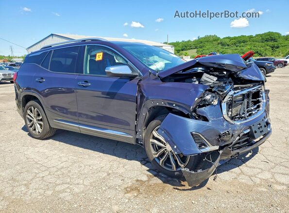 3GKALXEX3KL177579 2019 GMC TERRAIN Blue Передня права чверть