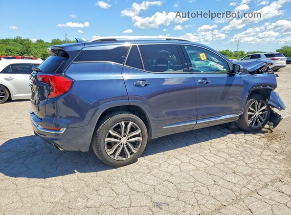 3GKALXEX3KL177579 2019 GMC TERRAIN Blue Задня права чверть