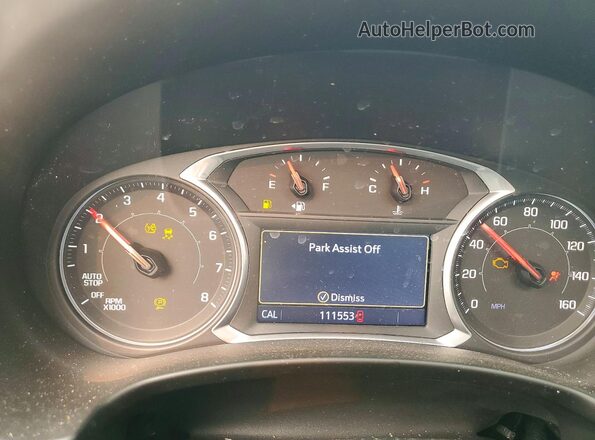 3GKALXEX3KL258419 2019 GMC TERRAIN Charcoal Вид щитка приладів