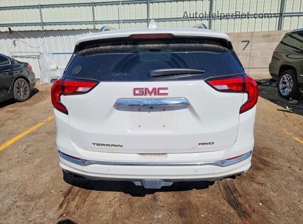 3GKALXEX4JL138224 2018 GMC TERRAIN White უკანა ხედი