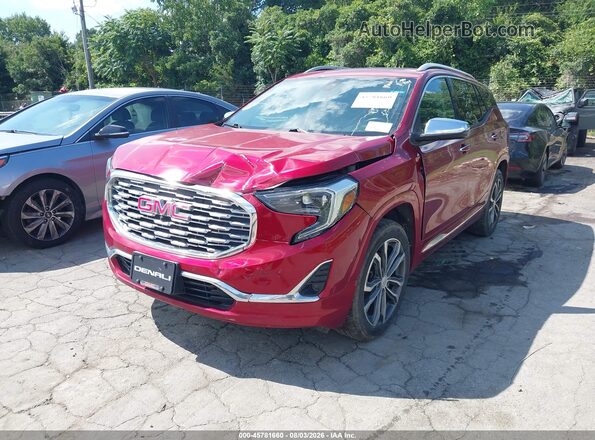 3GKALXEX4JL157551 2018 GMC TERRAIN Красный Передняя левая четверть