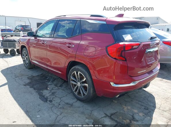 3GKALXEX4JL157551 2018 GMC TERRAIN Красный Задняя левая четверть