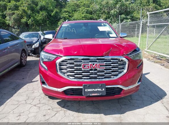3GKALXEX4JL157551 2018 GMC TERRAIN Красный Вид щитка приборов