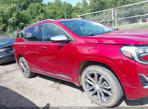 3GKALXEX4JL157551 2018 GMC TERRAIN Красный Вид задней части салона