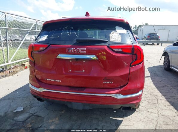 3GKALXEX4JL157551 2018 GMC TERRAIN Красный 
