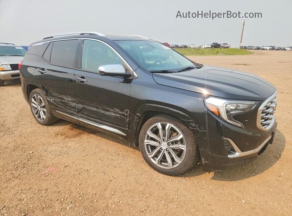 3GKALXEX4JL218266 2018 GMC TERRAIN Черный Передняя правая четверть