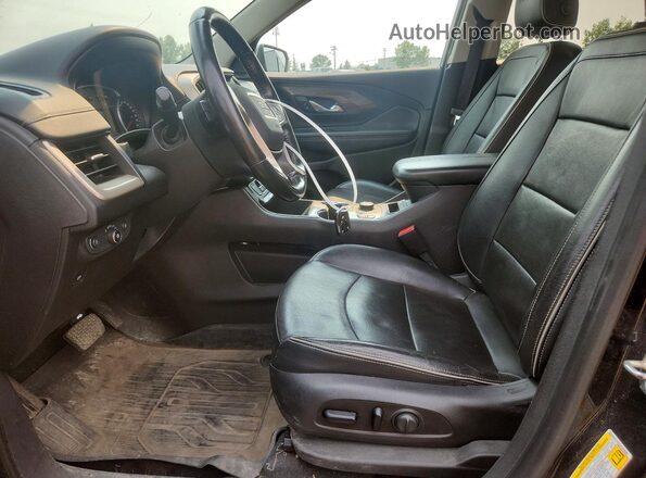 3GKALXEX4JL218266 2018 GMC TERRAIN Черный Вид салона спереди