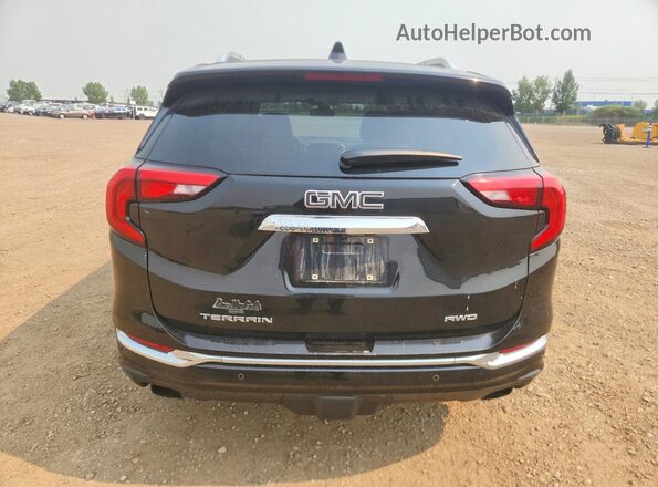 3GKALXEX4JL218266 2018 GMC TERRAIN Черный Вид сзади