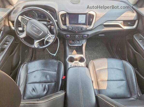3GKALXEX4JL218266 2018 GMC TERRAIN Черный Вид панели приборов
