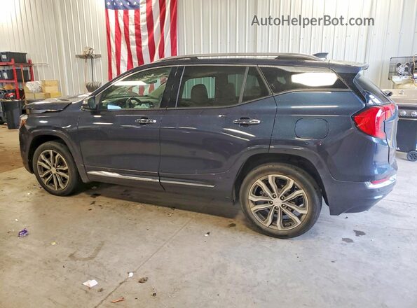 3GKALXEX5JL335757 2018 GMC TERRAIN Blue Հետևի ձախ