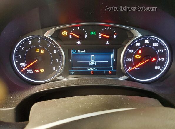 3GKALXEX5JL335757 2018 GMC TERRAIN Blue Սարքավորումների վահանակի տեսք