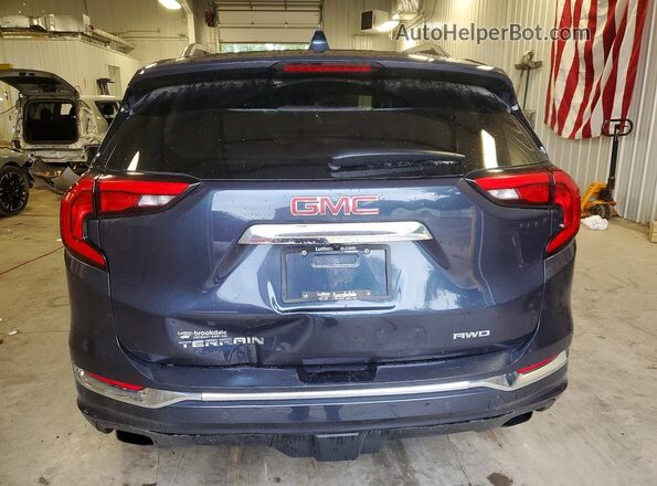 3GKALXEX5JL335757 2018 GMC TERRAIN Blue Հետևի տեսք
