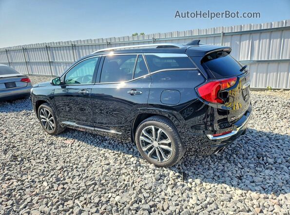 3GKALXEX5KL382790 2019 GMC TERRAIN Black Trasero izquierdo